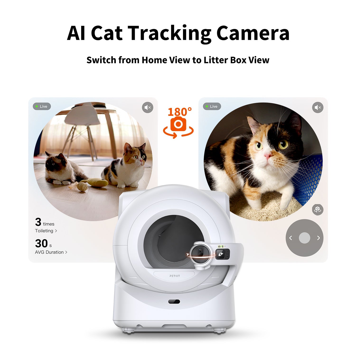 PETKIT PUROBOT ULTRA AI-powered Cat Litter Box with Health Tracking