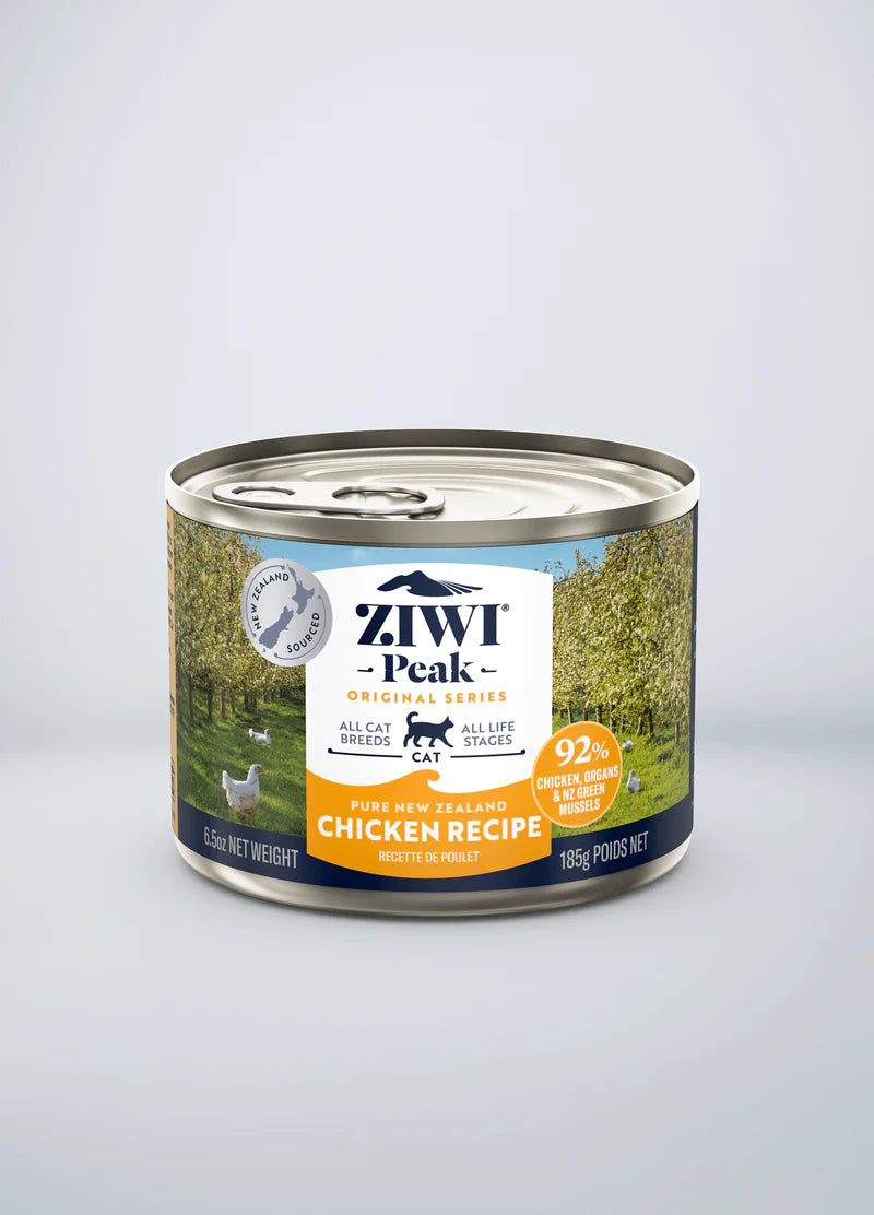ZIWI Peak Grass- Chicken Wet Cat Food - Nutritious New Zealand Recipe for All Life Stages