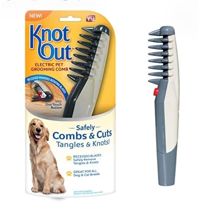 Sollar's Knot Out Ultimate Pet Electrical Grooming Comb