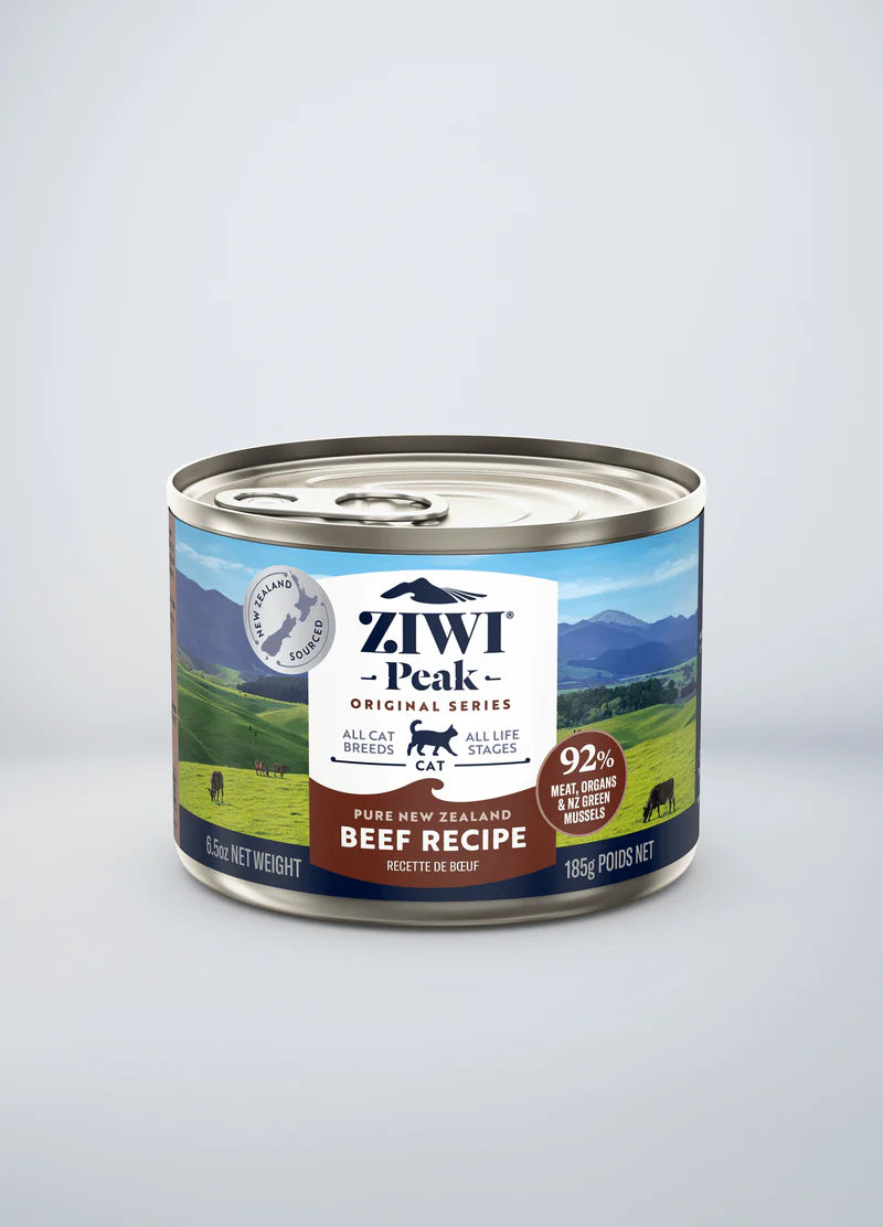 ZIWI Peak Free-Range Beef Wet Cat Food - Ethically Raised & Nutrient-Rich for All Life Stages