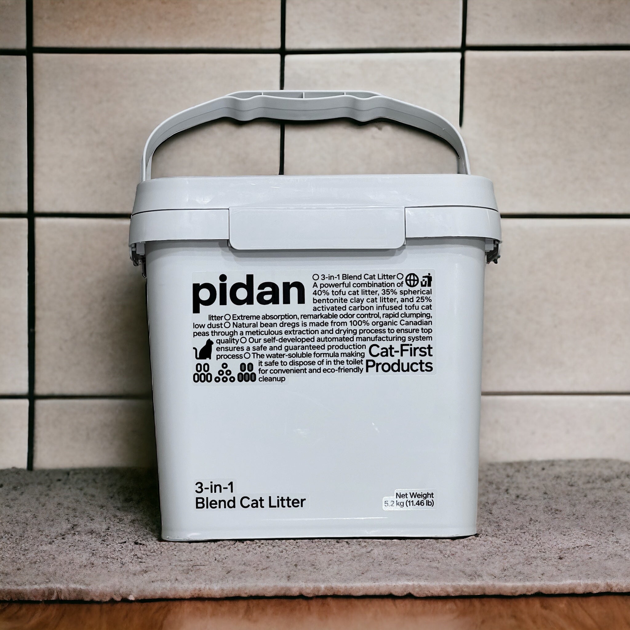 PIDAN 3 合 1 优质混合猫砂