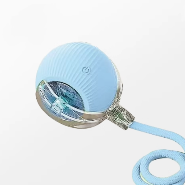 Smart Interactive Pet Ball – Auto Rolling Toy for Dogs & Cats, Bite-Resistant, Obstacle-Avoiding, Silent Motor & Long Battery Life
