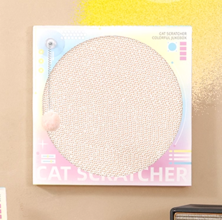 Mr. Meow Turntable Cat Scratcher – Wall-Mountable & Stylish