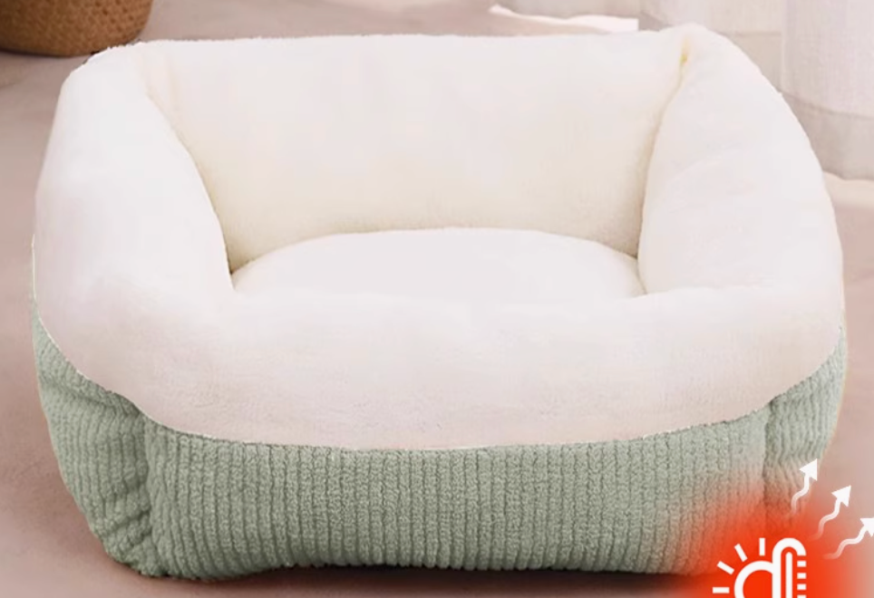 All-Season Cat Bed Mat – Semi-Enclosed Cozy Nest with Arctic Fleece