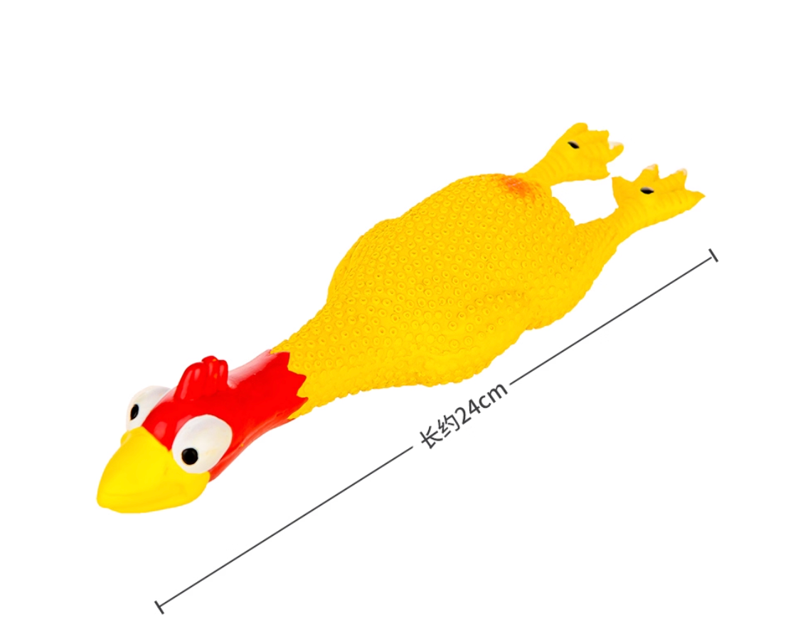Squeaky Chicken Dog Toy | Chew Toy for Dogs | Stress Relief & Interactive Fun