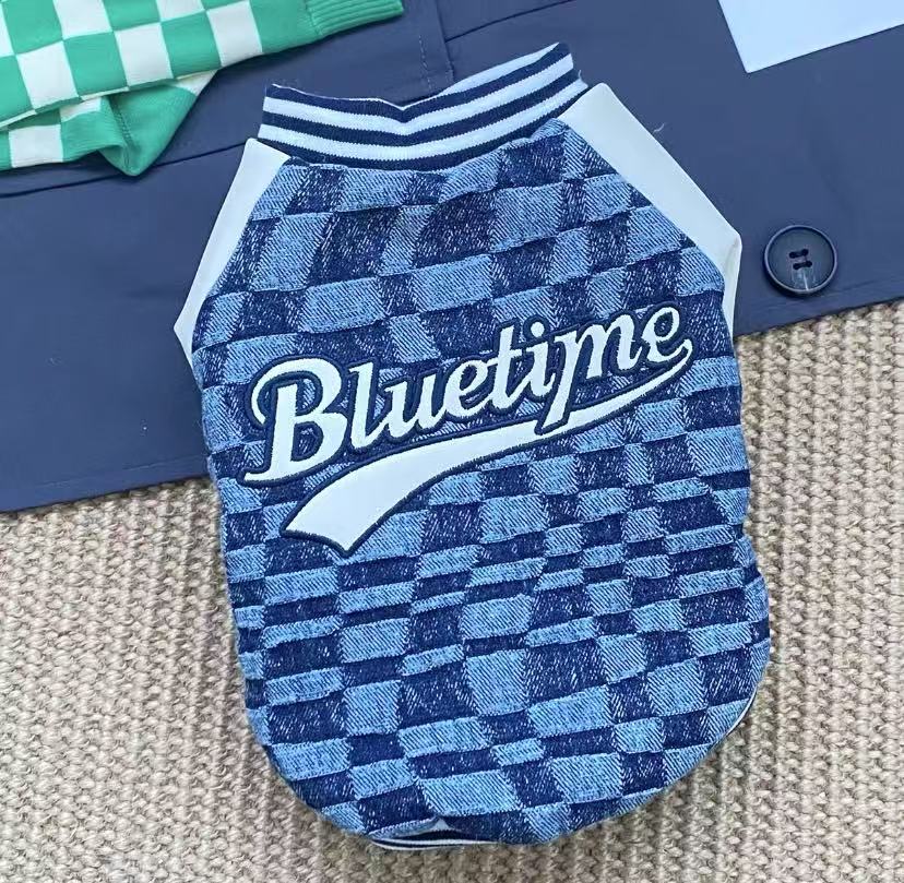 BLUETIME Pet-Human Matching Varsity Jacket – Stylish Duo Wear