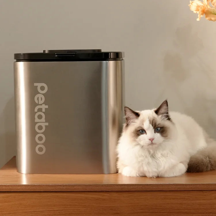 Criseal 200 SS Auto Vacuum Pet Food Container