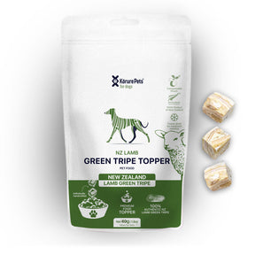 Freeze Dried NZ Lamb Green Tripe Topper for Dogs - Gut Health Support
