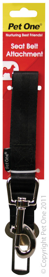 Pet One Leash - Nylon Seat Belt Attachment