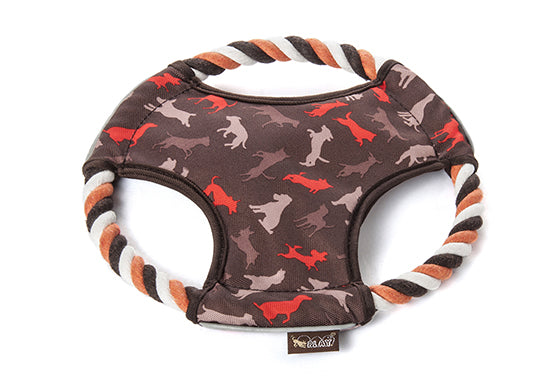 P.L.A.Y. Scout & About Flying Disc Dog Toy - Fun & Durable