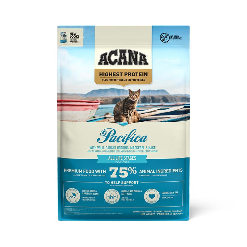 Acana™ Pacifica Cat – High-Protein Fish Formula for Healthy Skin & Coat