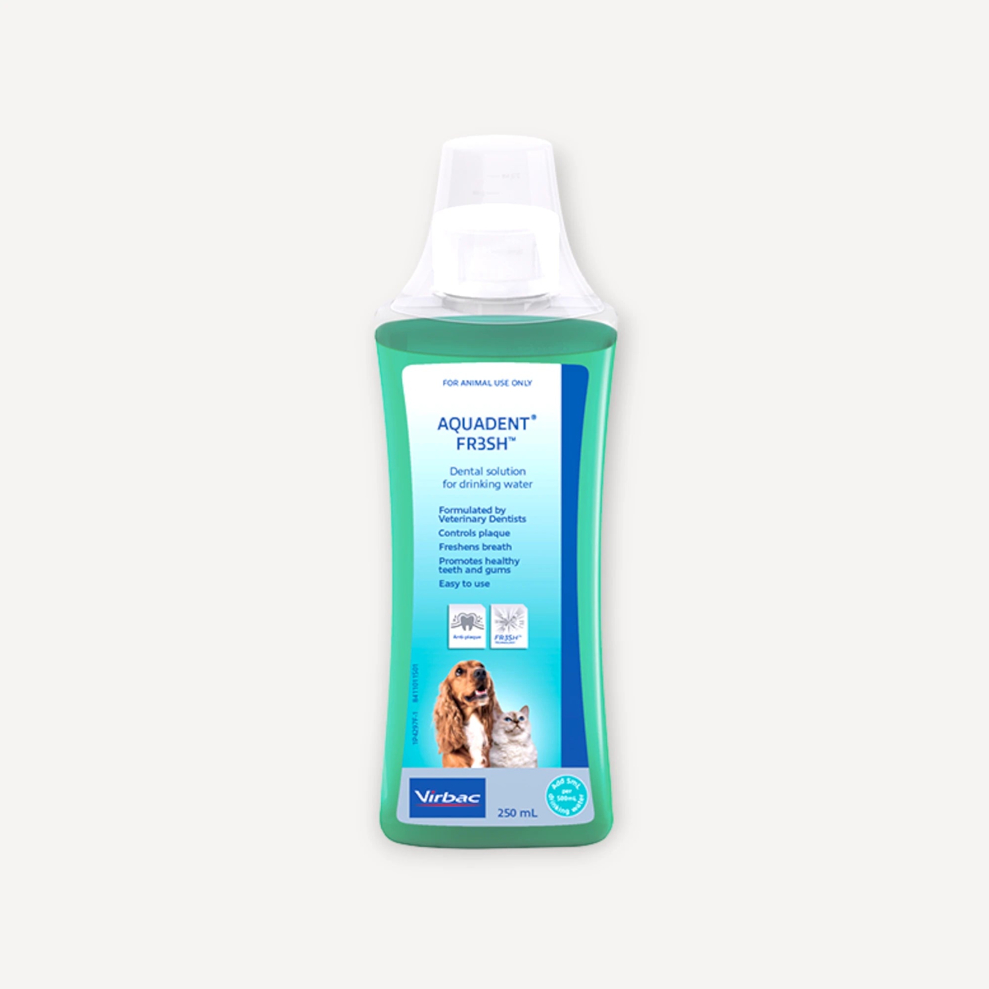 Aquadent FR3SH Water Additive for Cats & Dogs - 250ml Oral Hygiene Solution