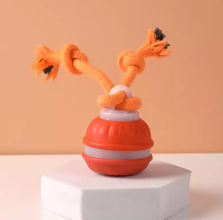 Interactive Automatic Rolling Dog Toy – Durable Smart Ball for Chewing & Play