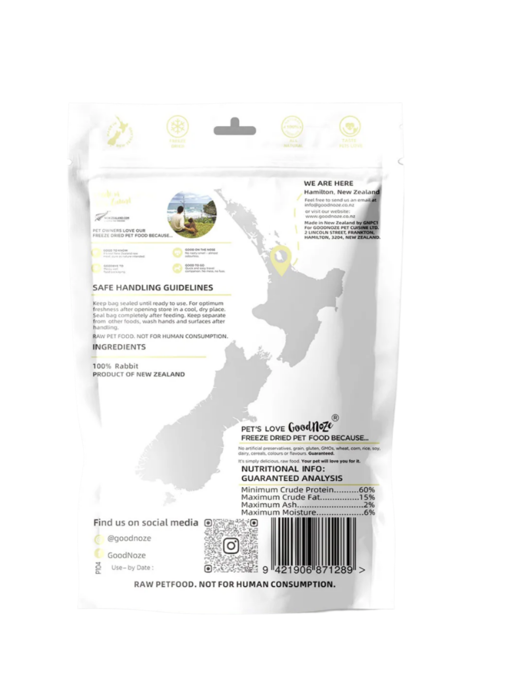 GoodNoze Rabbit Chunks 60g