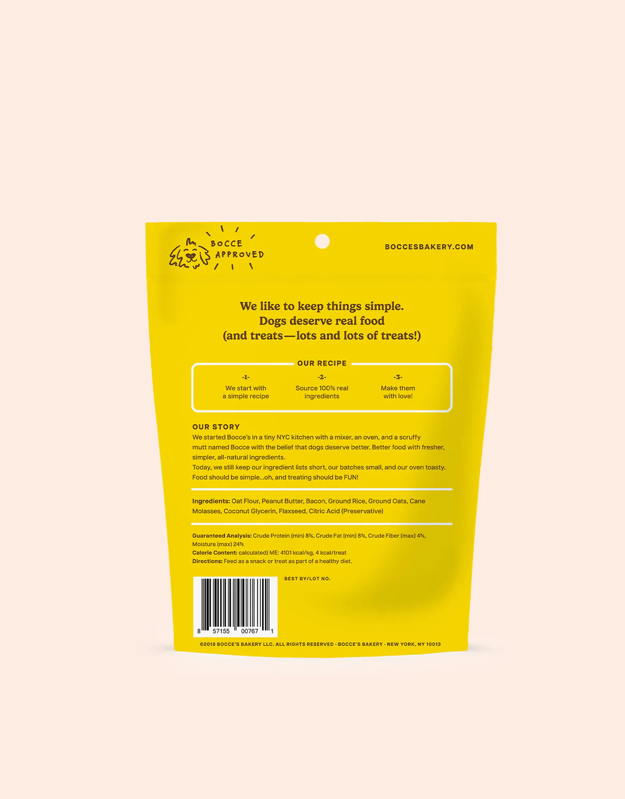 Bocce's Bac'n Nutty Training 6oz