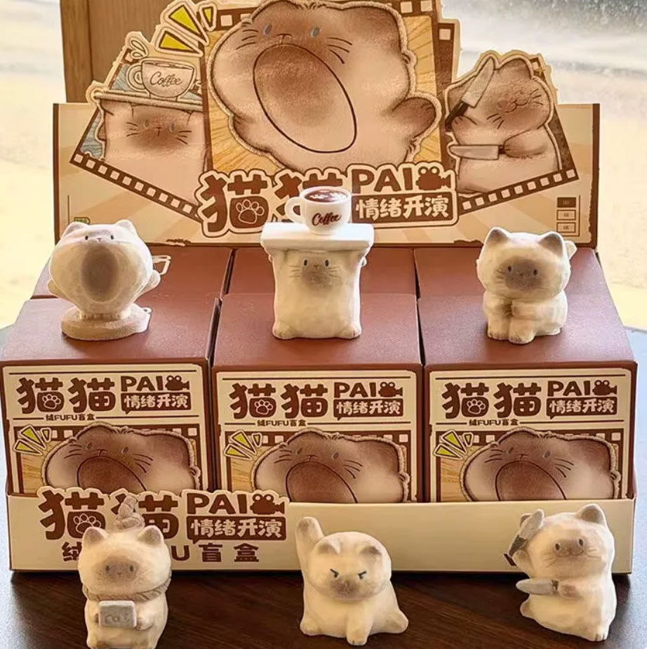 Cat Mood Expressions Blind Box – Cute Collectible Figures