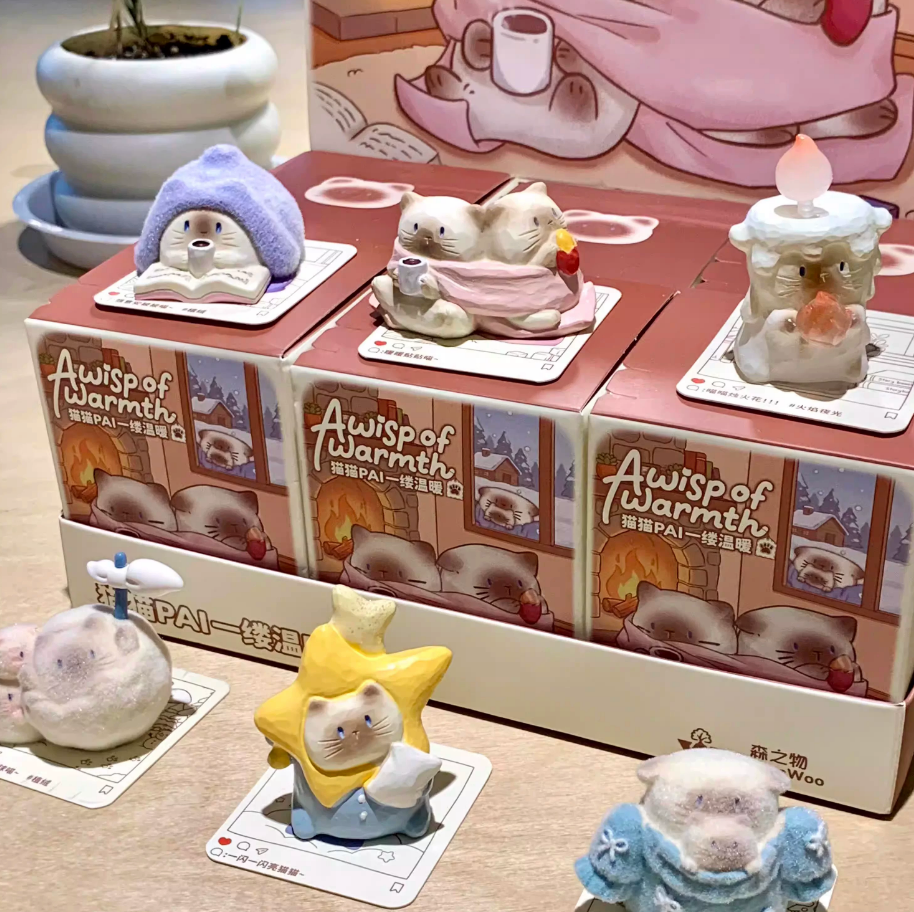 Cat PAL A Little Warmth Blind Box – Cute Cat Collectible Figures