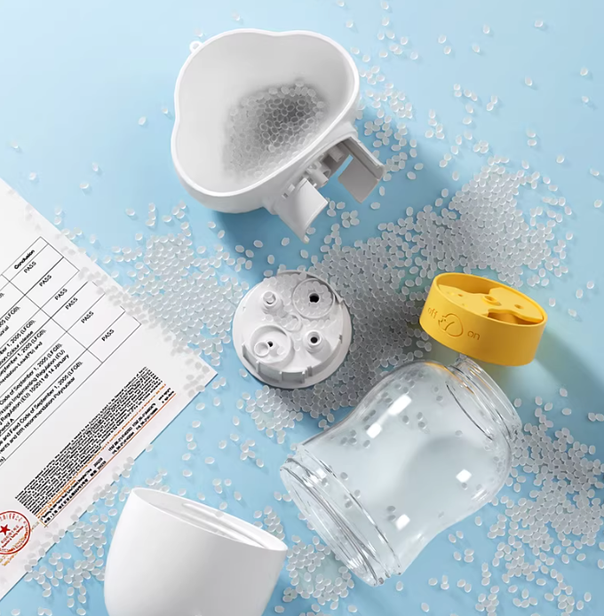 Portable Dog Water Bottle with Food Cup | Cloud Design Travel Pet Bottle