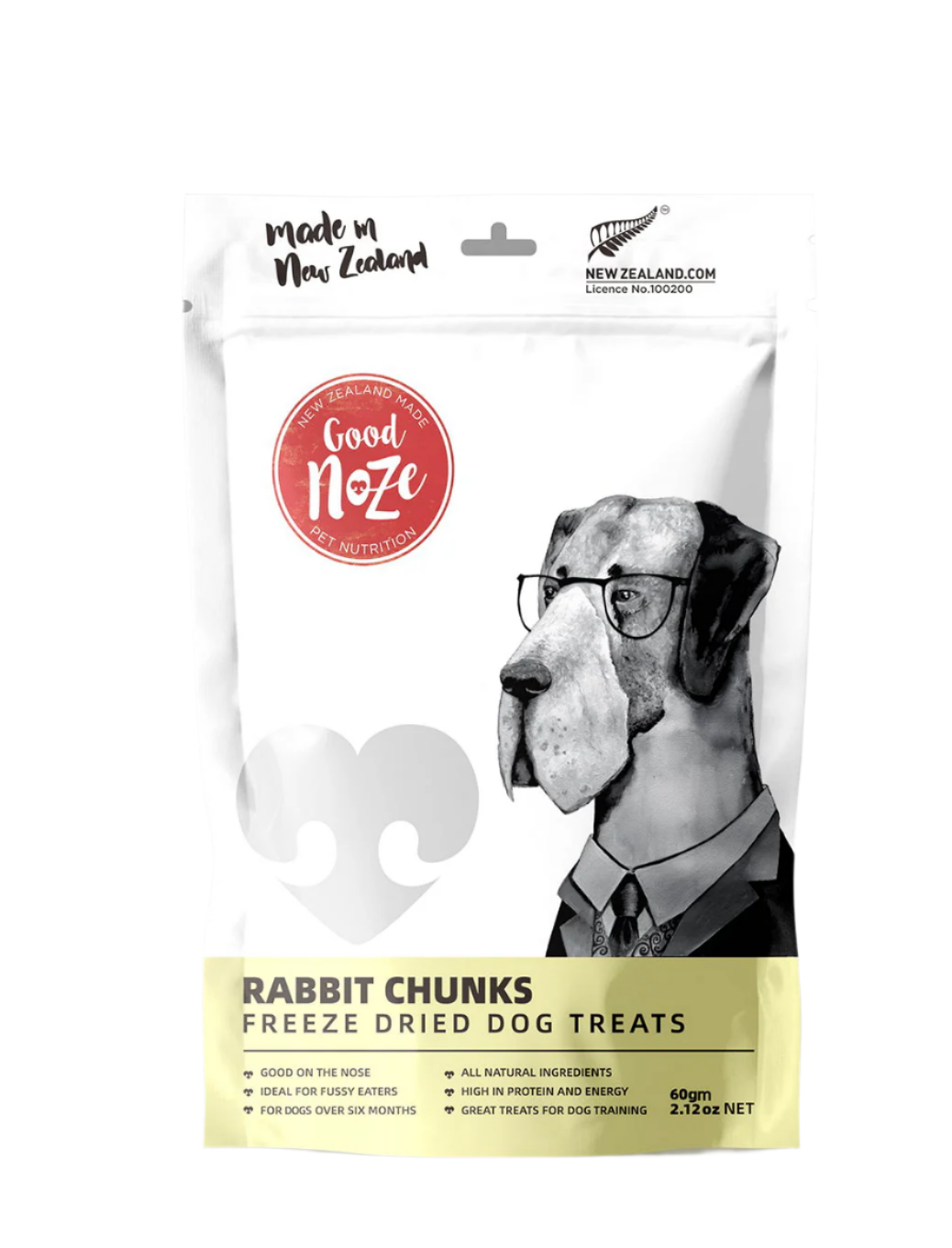 GoodNoze Rabbit Chunks 60g