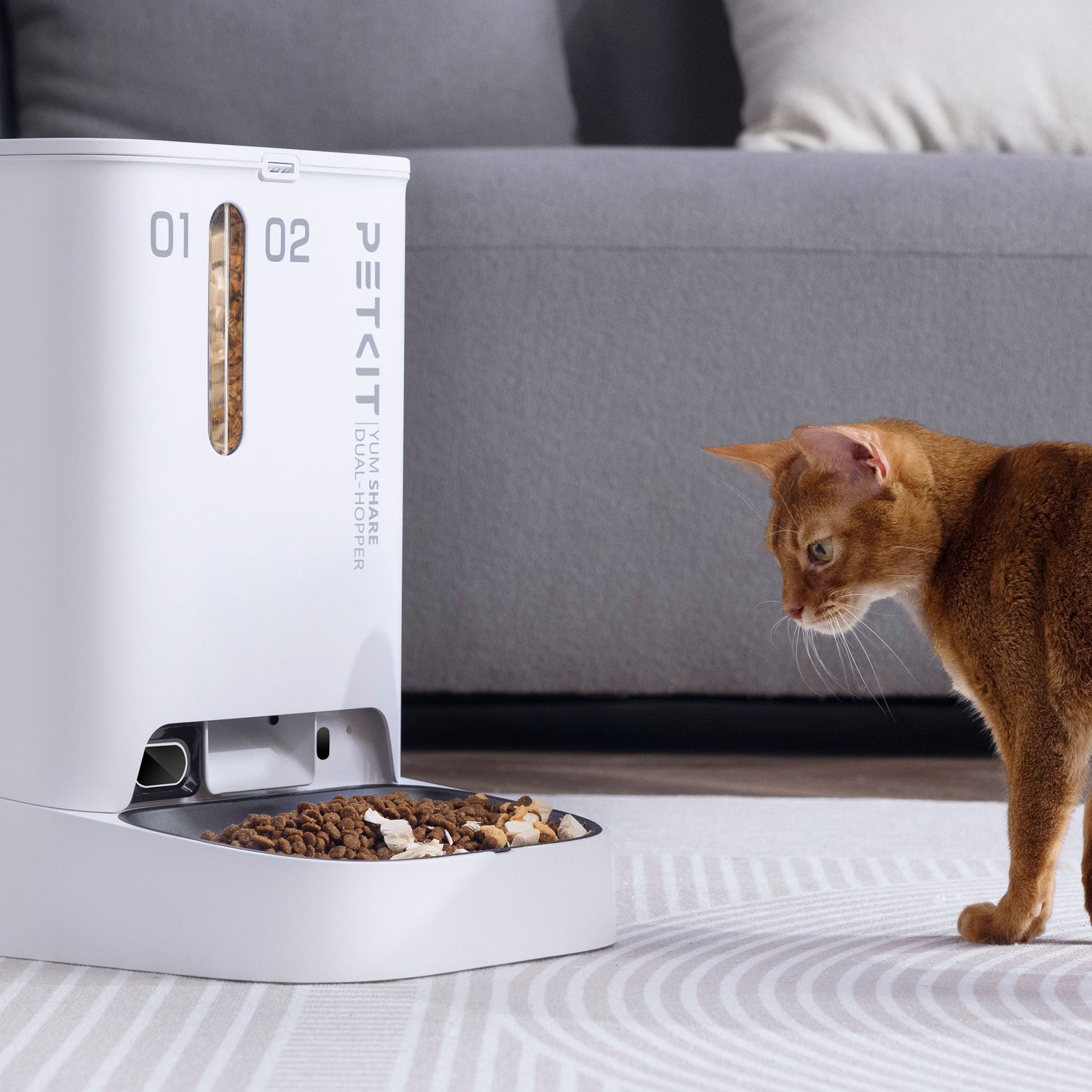 PETKIT Yumshare Dual Hopper Smart Feeder with Built-in Camera