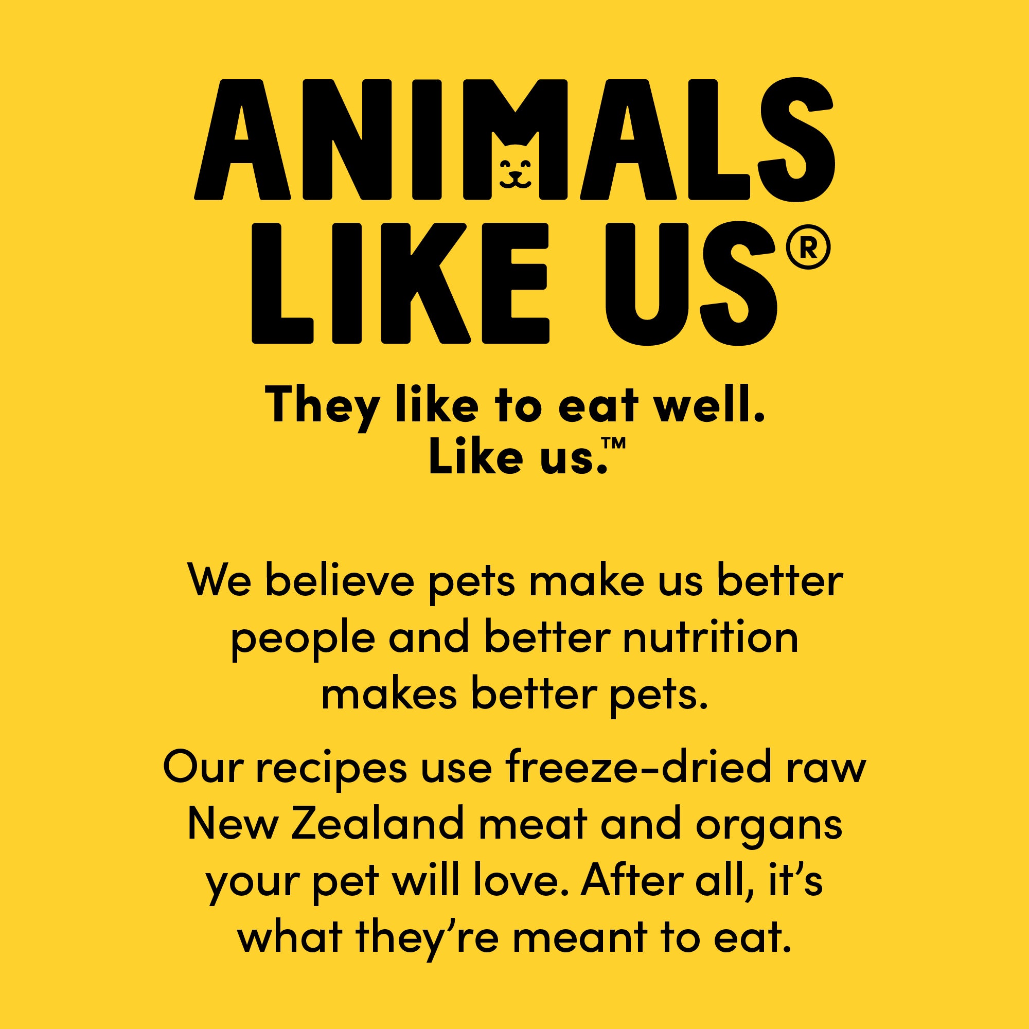 Animals Like Us RawMix50 with Grass-Fed Beef Freeze Dried Dog Food