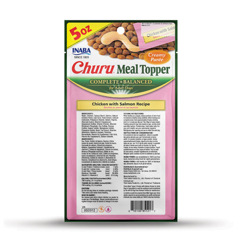 Inaba Churu Dog Meal Topper Chicken w/ Salmon 3's (48g x 3)