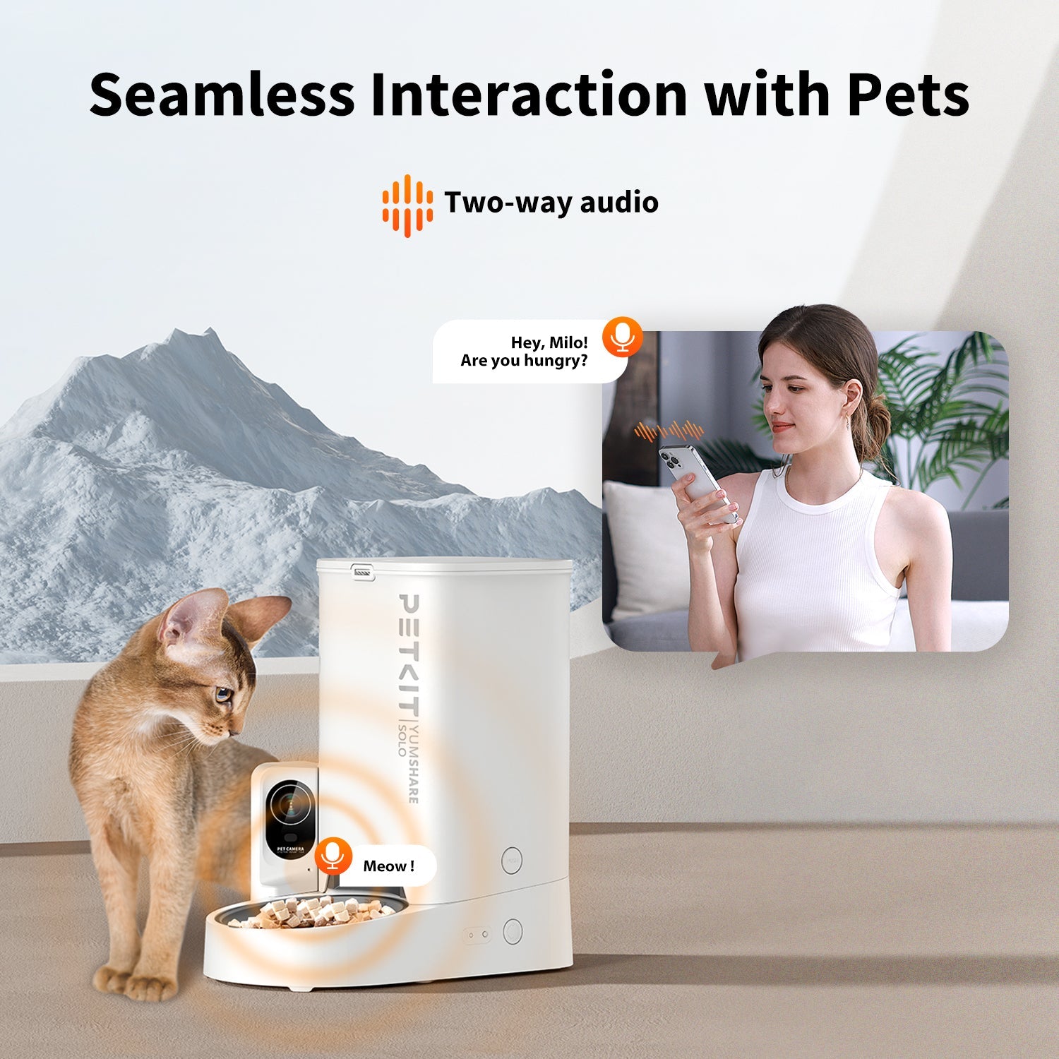 Petkit Smart Pet Feeder - Yumshare Solo With Camera