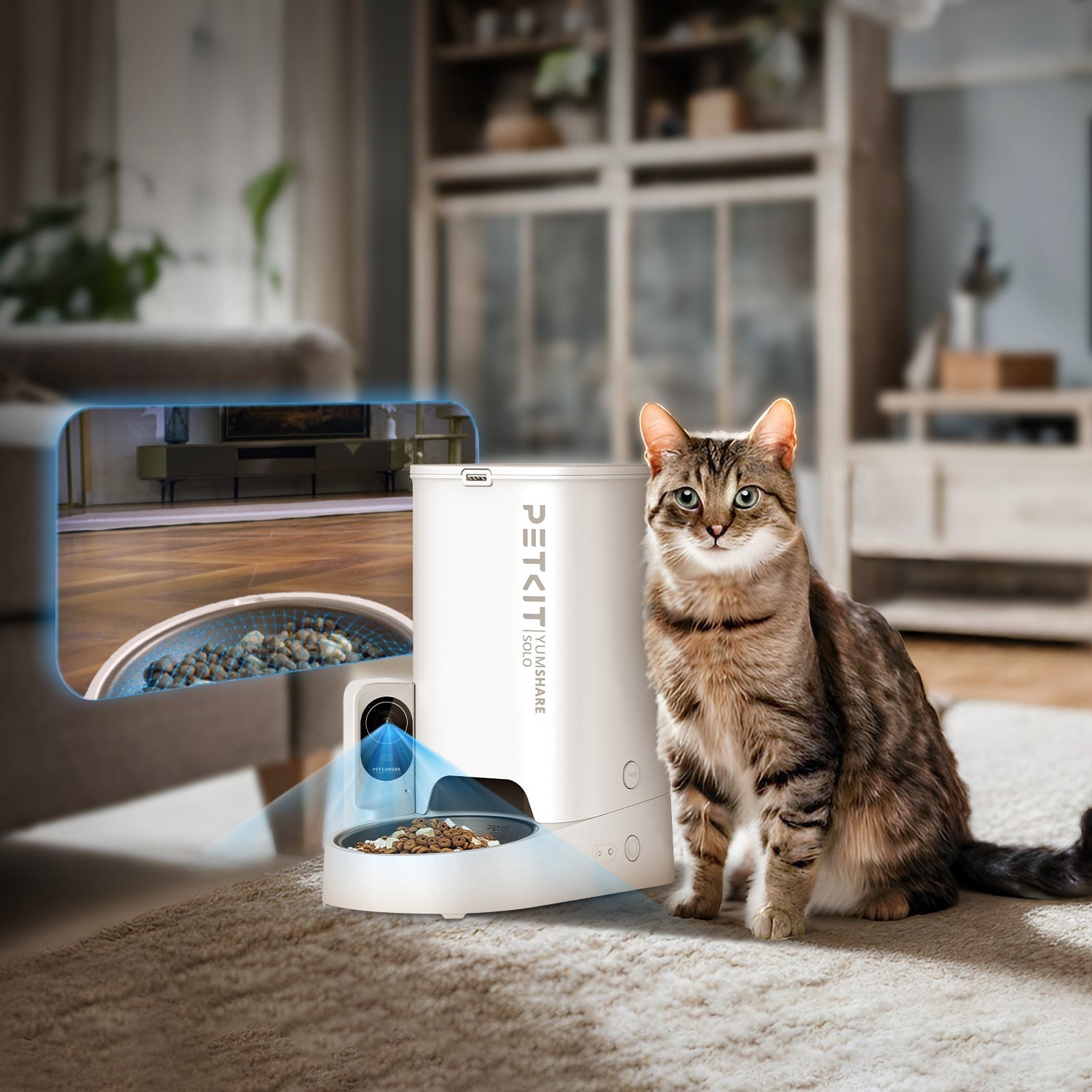 Petkit Smart Pet Feeder - Yumshare Solo With Camera