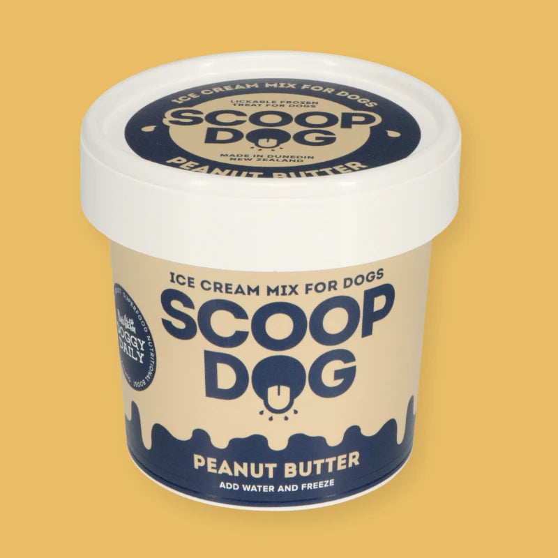 Scoop Dog Peanut Butter Ice Cream Mix for Dogs - Natural & Delicious