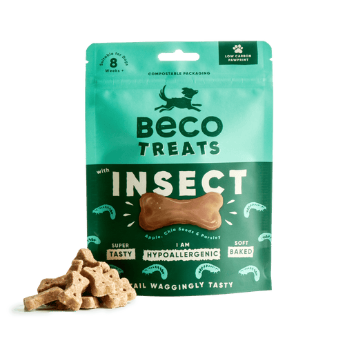 Beco Insect Dog Treats - Apple & Chia Seeds