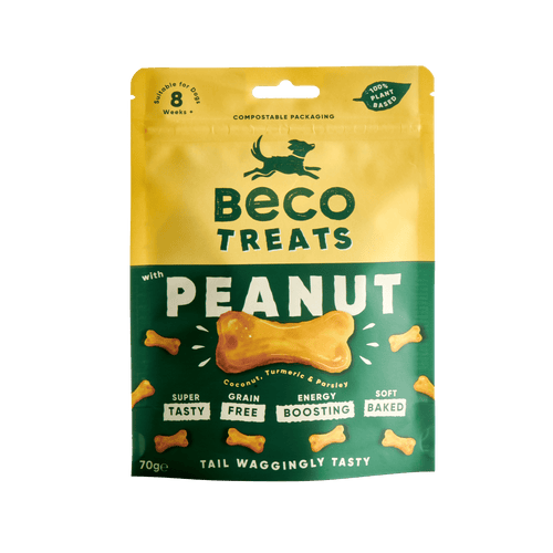 Beco Peanut Dog Treats - Coconut & Turmeric