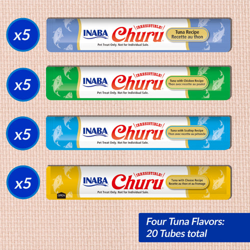 Inaba Churu Tuna Variety Box 14g x 20 Tubes