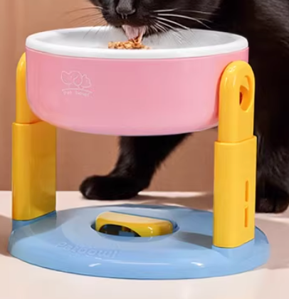 Elevated Pet Bowl | Ceramic Dog & Cat Food & Water Bowl