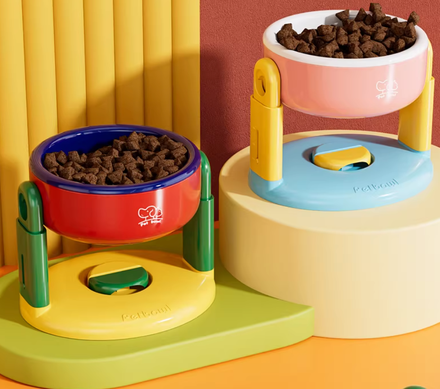Elevated Pet Bowl | Ceramic Dog & Cat Food & Water Bowl