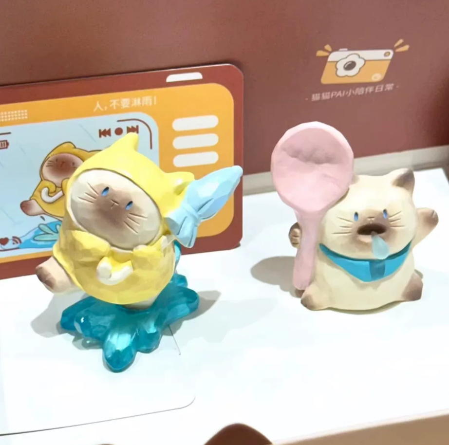 Everyday Cat Companion Blind Box – Cute Miniature Collectible Figures