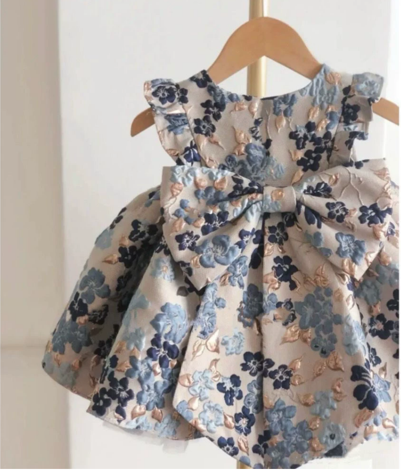 Floral Princess Dog Dress – Cute Pet Sundress for Small Dogs