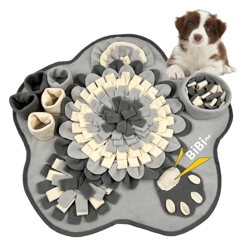 Flower-Shaped Pet Snuffle Mat – Slow Feeder & Puzzle Toy for Dogs & Cats