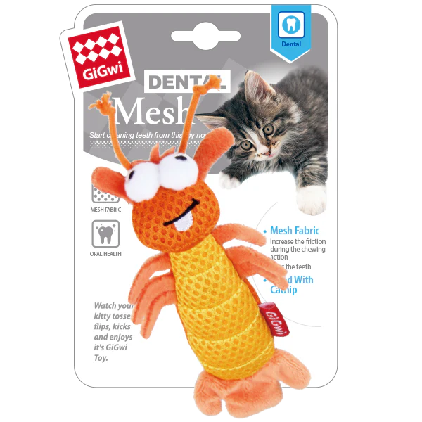 GiGwi Dental Mesh Cat Toy with Catnip