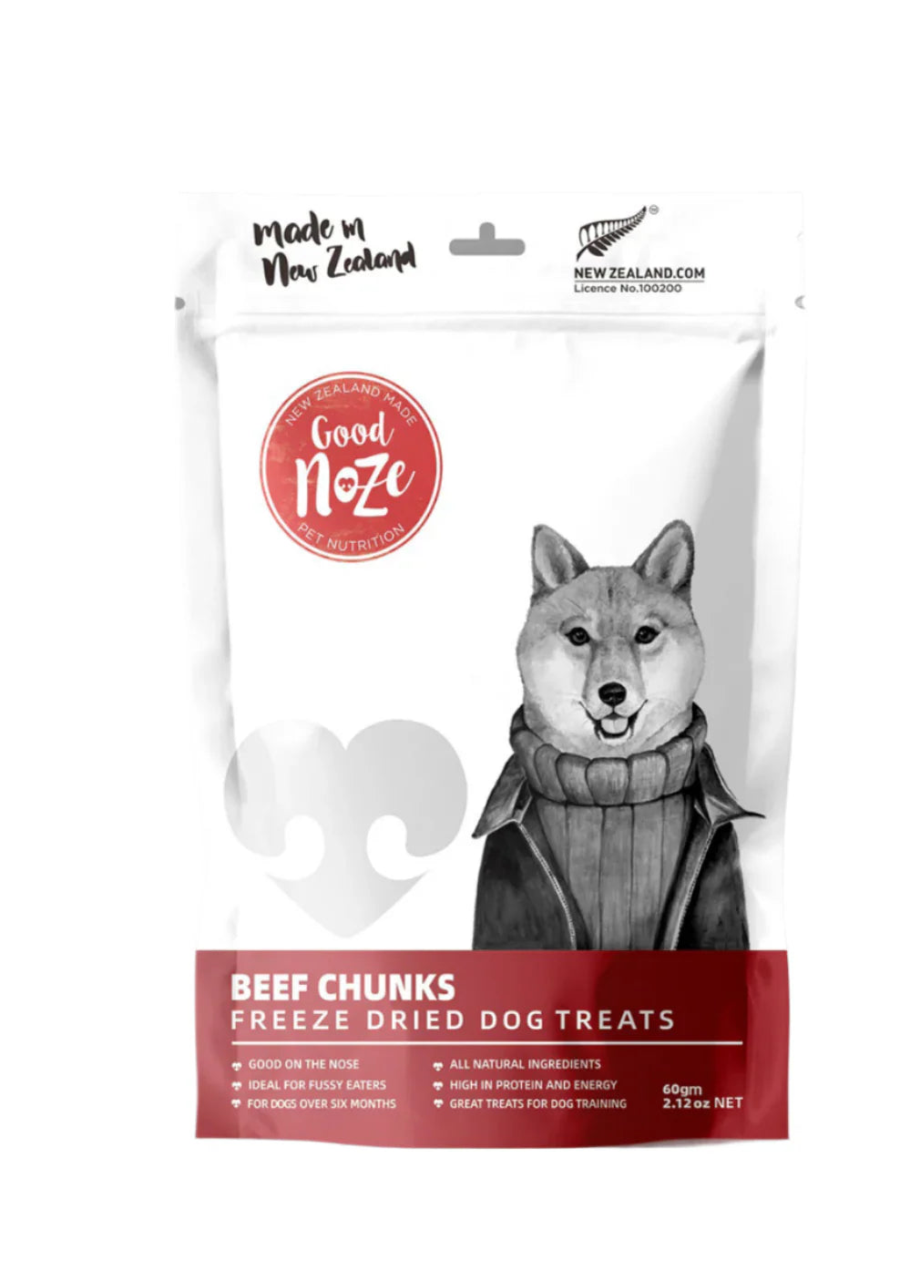 Good Noze Dog Treat - Beef Chunks (60g)
