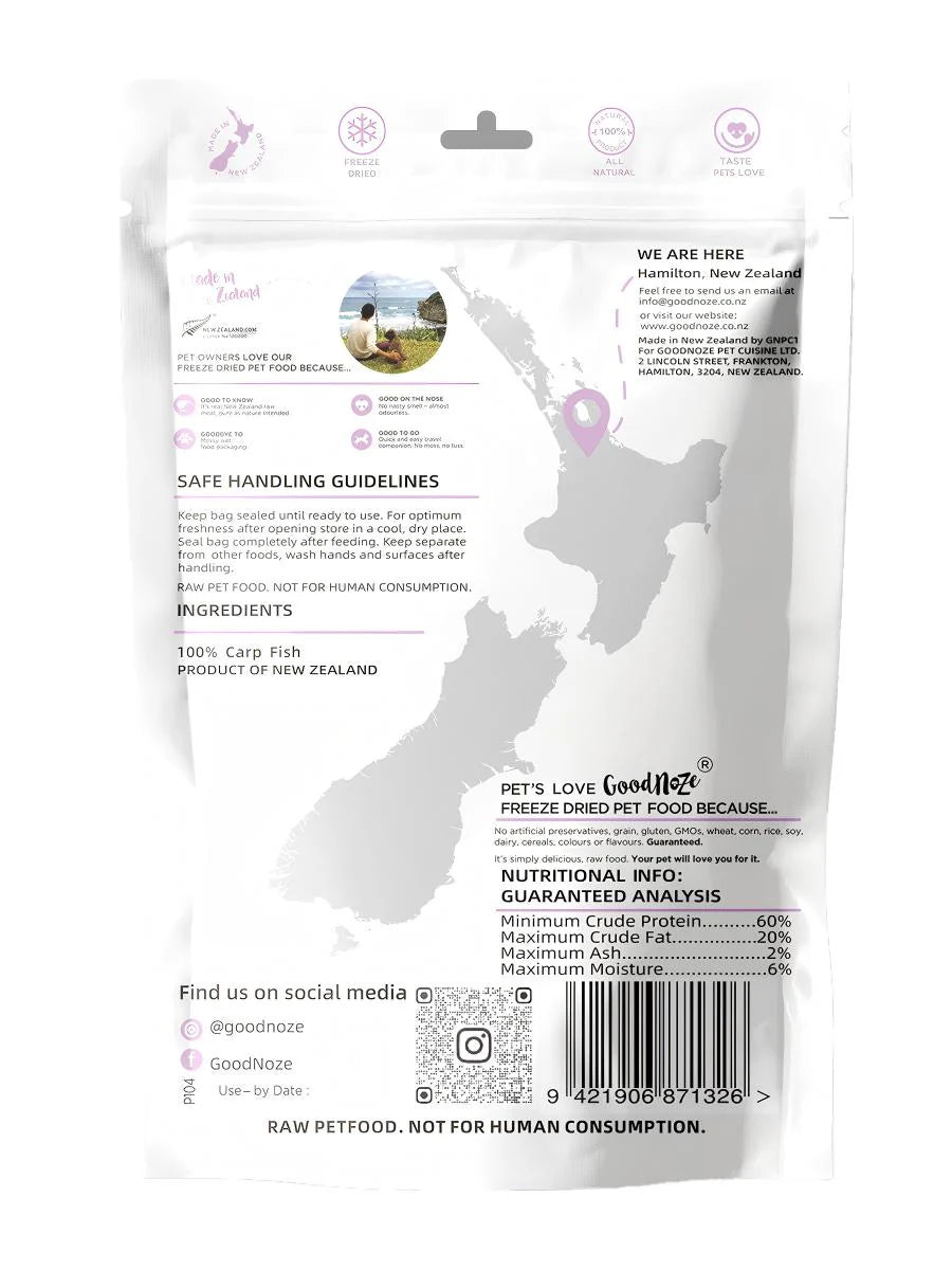 Good Noze Dog Treat - Crap Fish Chunks 60g