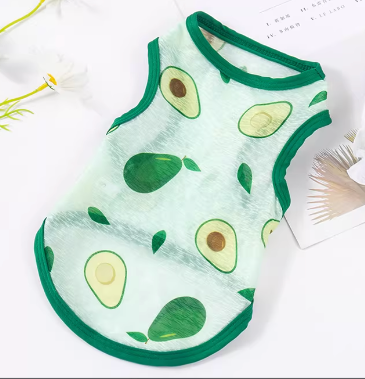 Summer Green Pet Vest | Lightweight & Breathable Clothing for Cats & Dogs