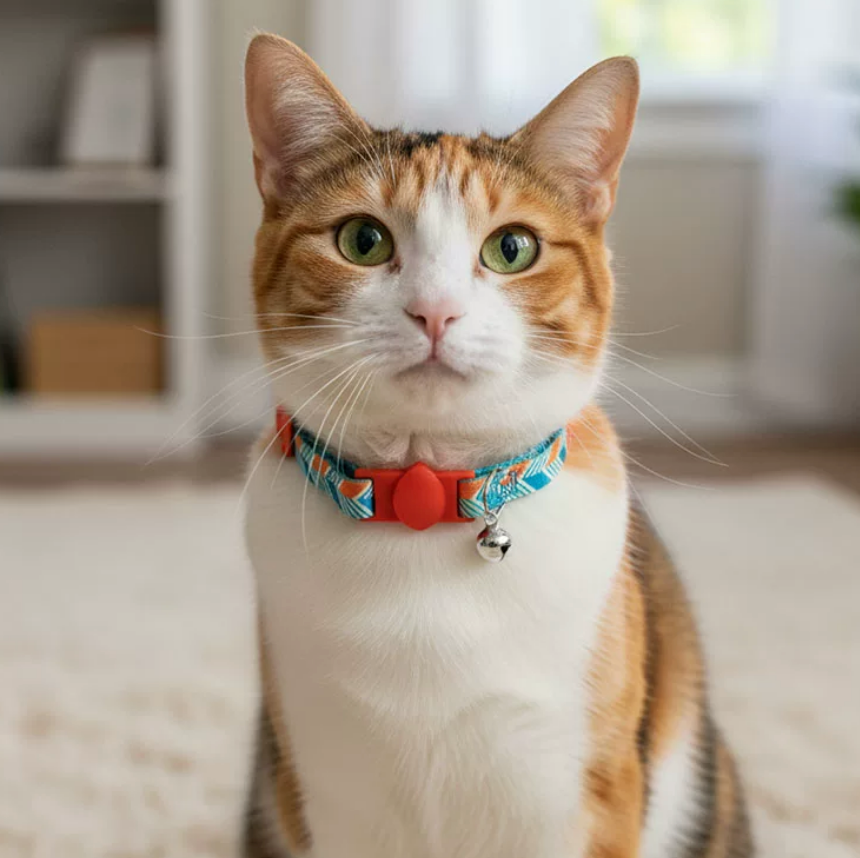 Reflective Breakaway Cat Collar – Adjustable Safety Collar for Large Cats & Kittens