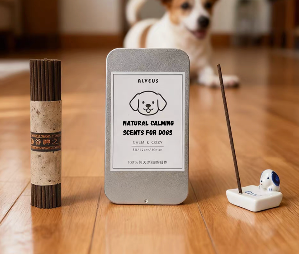 Natural Aromatherapy Incense for Dogs | Calming Indoor Pet Air Purifier