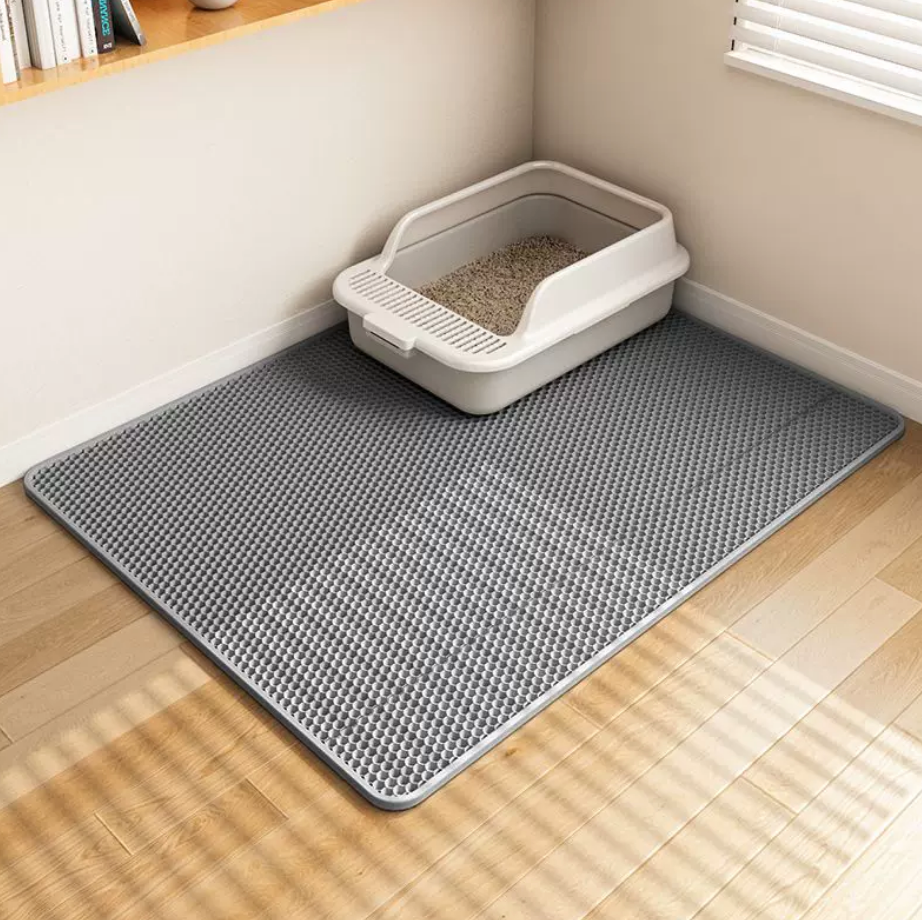 Double-Layer Cat Litter Mat – Extra Large Litter Trapping & Easy-Clean Pet Mat