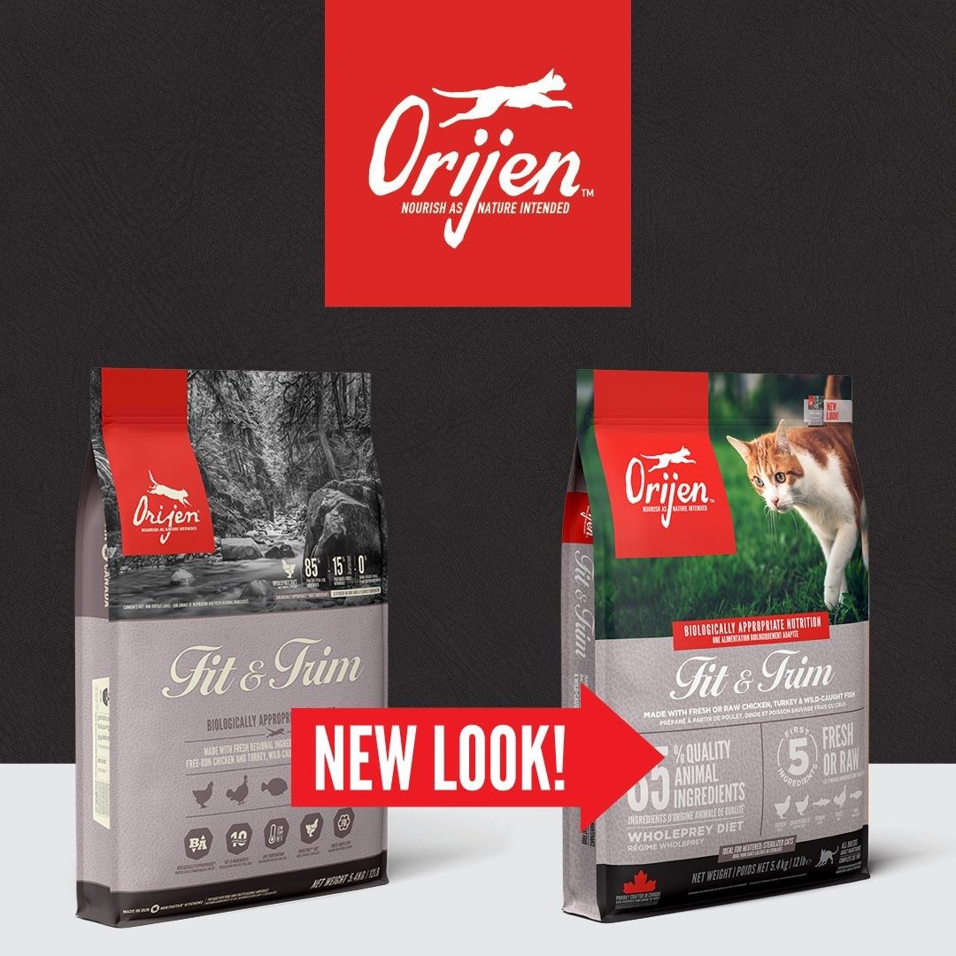 Orijen™ Fit & Trim Cat Food – Fresh Chicken, Turkey & Wild-Caught Fish