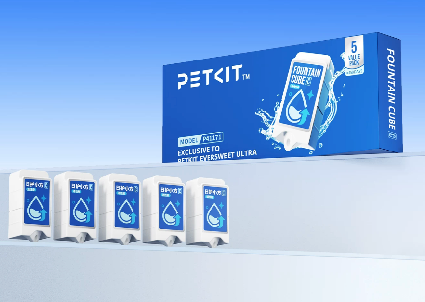 PETKIT Fountain Cube C Refill Filter for Eversweet Ultra Cat Water Fountain