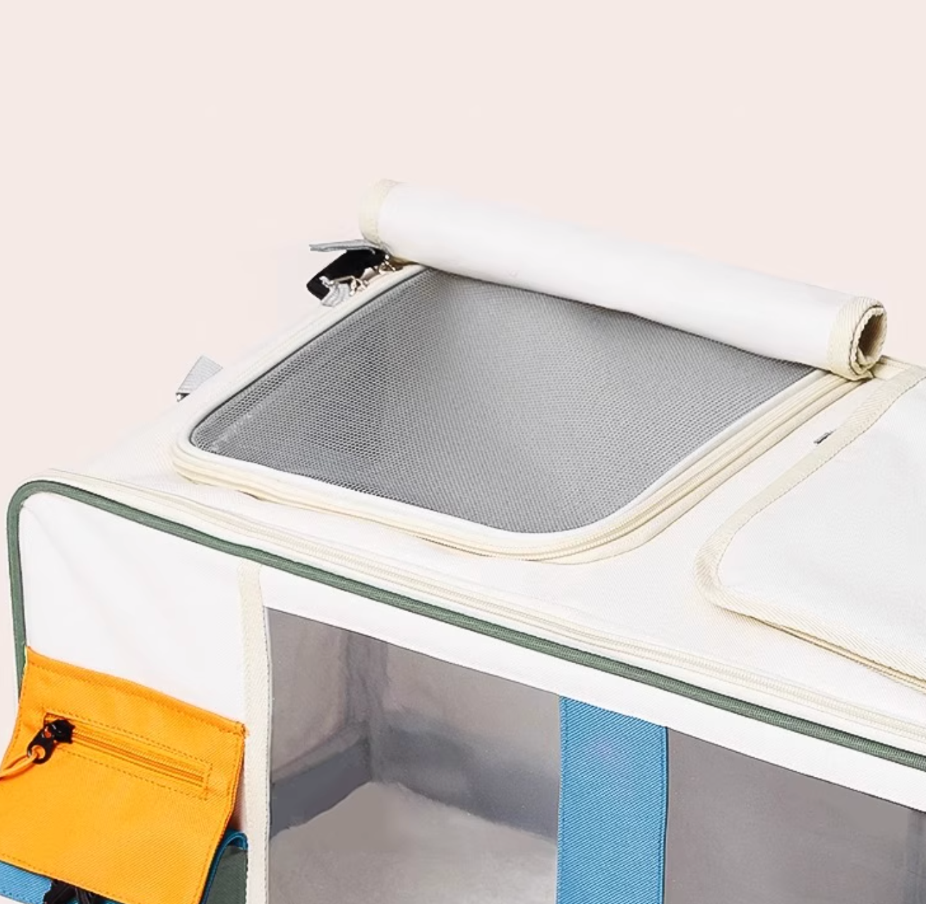 Portable Pet Travel Carrier – Large, Ventilated & Foldable