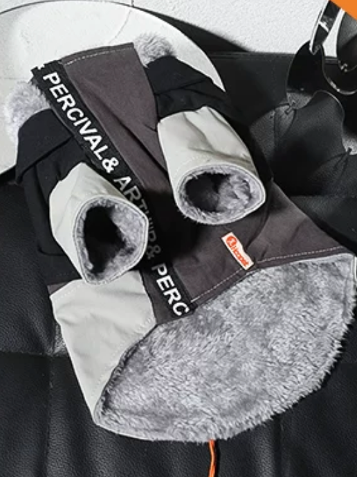 Thickened Winter Puffer Jacket for Cats & Dogs – Warm Pet Coat