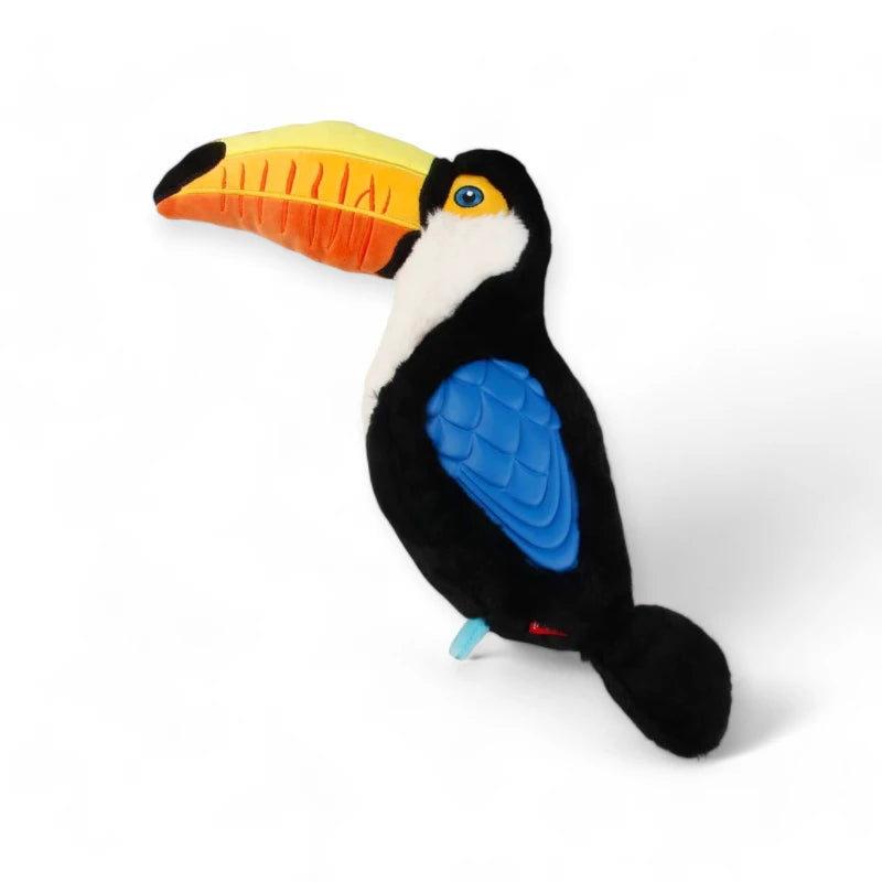 Gigwi Tropicana Toucan Plush with Squeaker Dog Toy