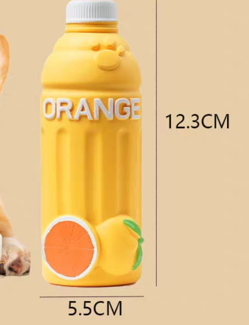 Squeaky Dog Toy | Soft Latex Chew Toy for Puppies & Small Dogs